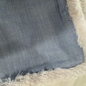 NWT Serena & Lily Ridgewater Coastal Blue Pillow Cover 14x30 indoor or outdoor